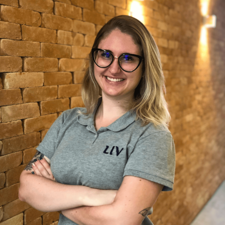Cinthia Liotti, fisioterapeuta do LIV