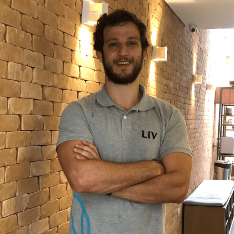Guilherme Buontempo, fisioterapeuta do LIV