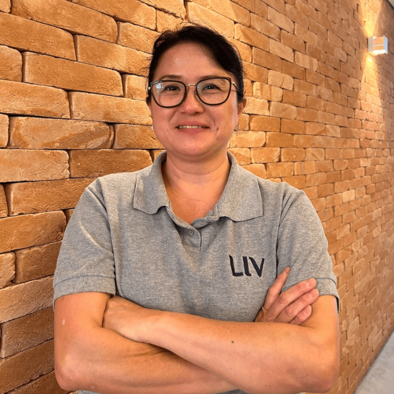 Hitomi, massoterapeuta do LIV