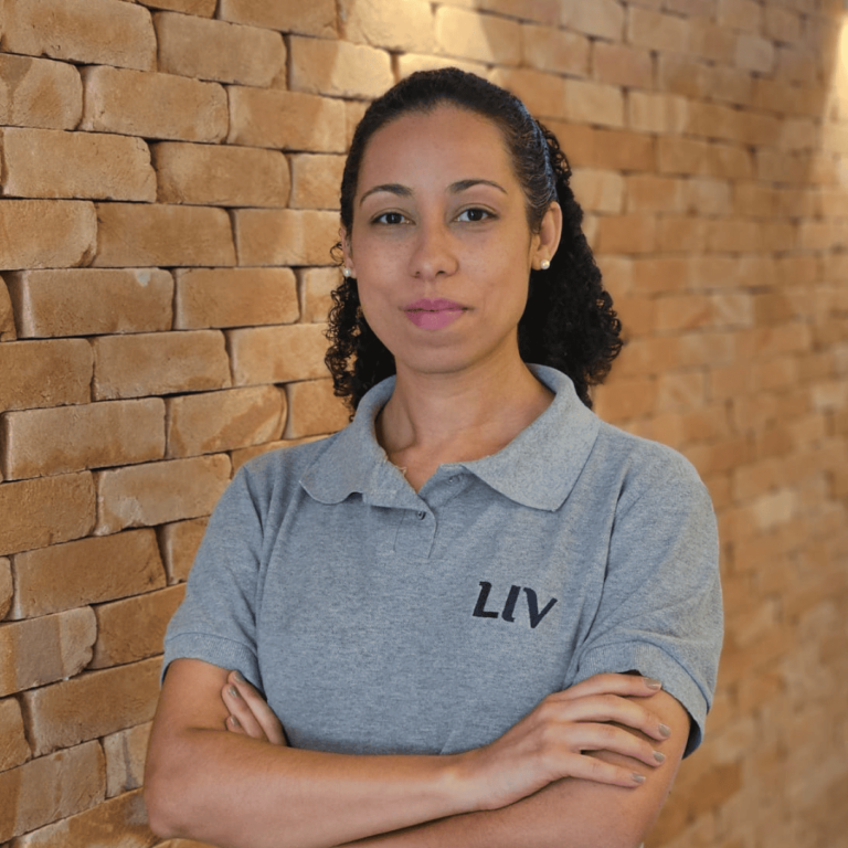 Natalia, massoterapeuta do LIV