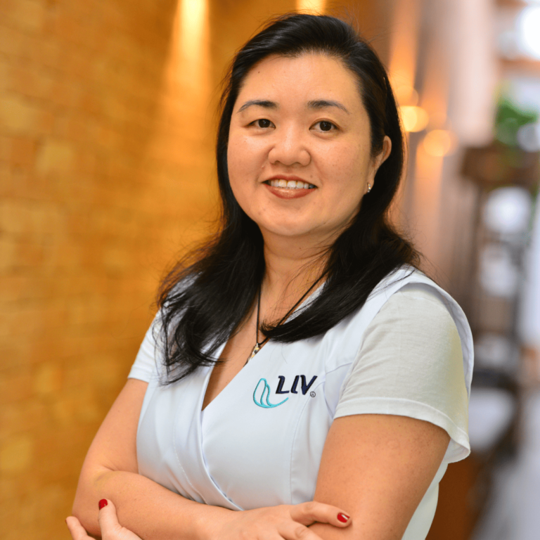 Noriko, massoterapeuta do LIV