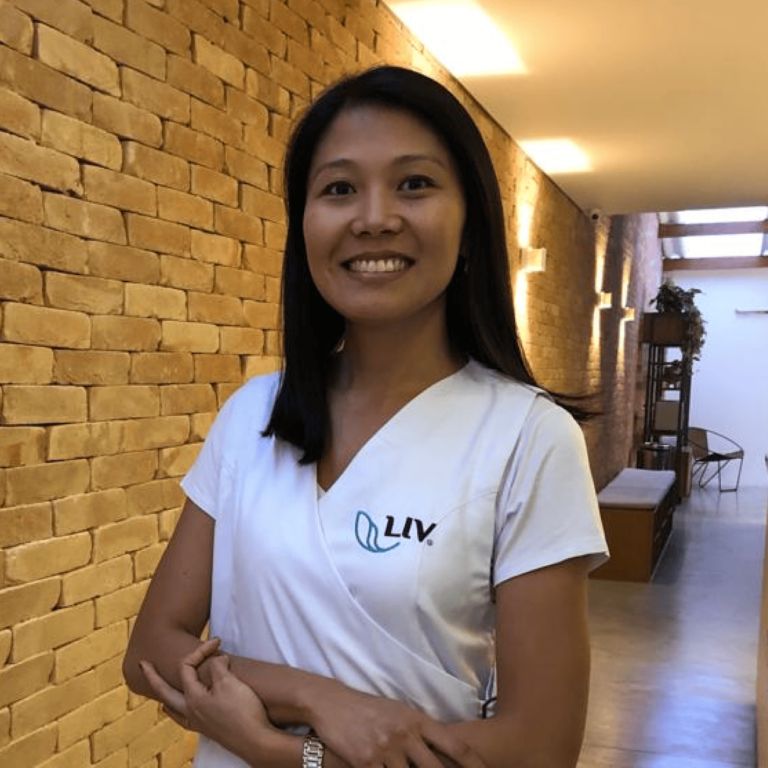 Yuri, massoterapeuta do LIV